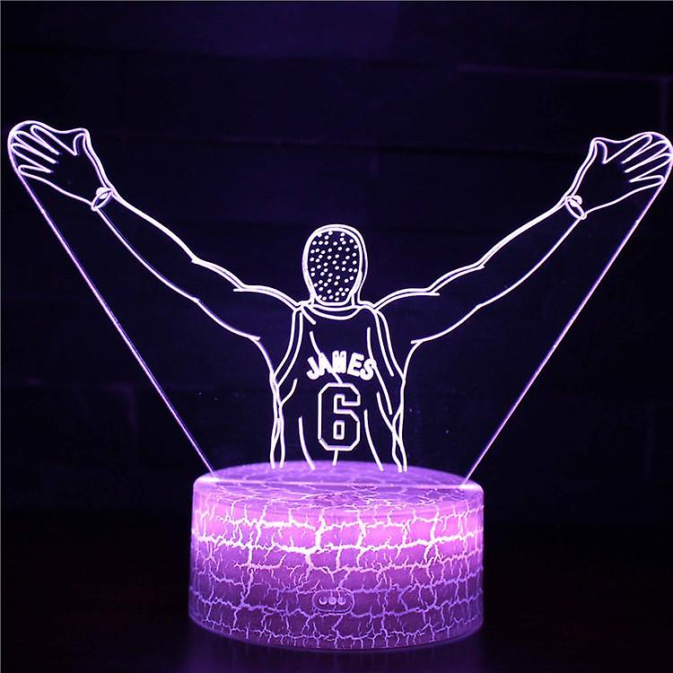 3D Touch Light Night 7 colors remote control LeBron James #720