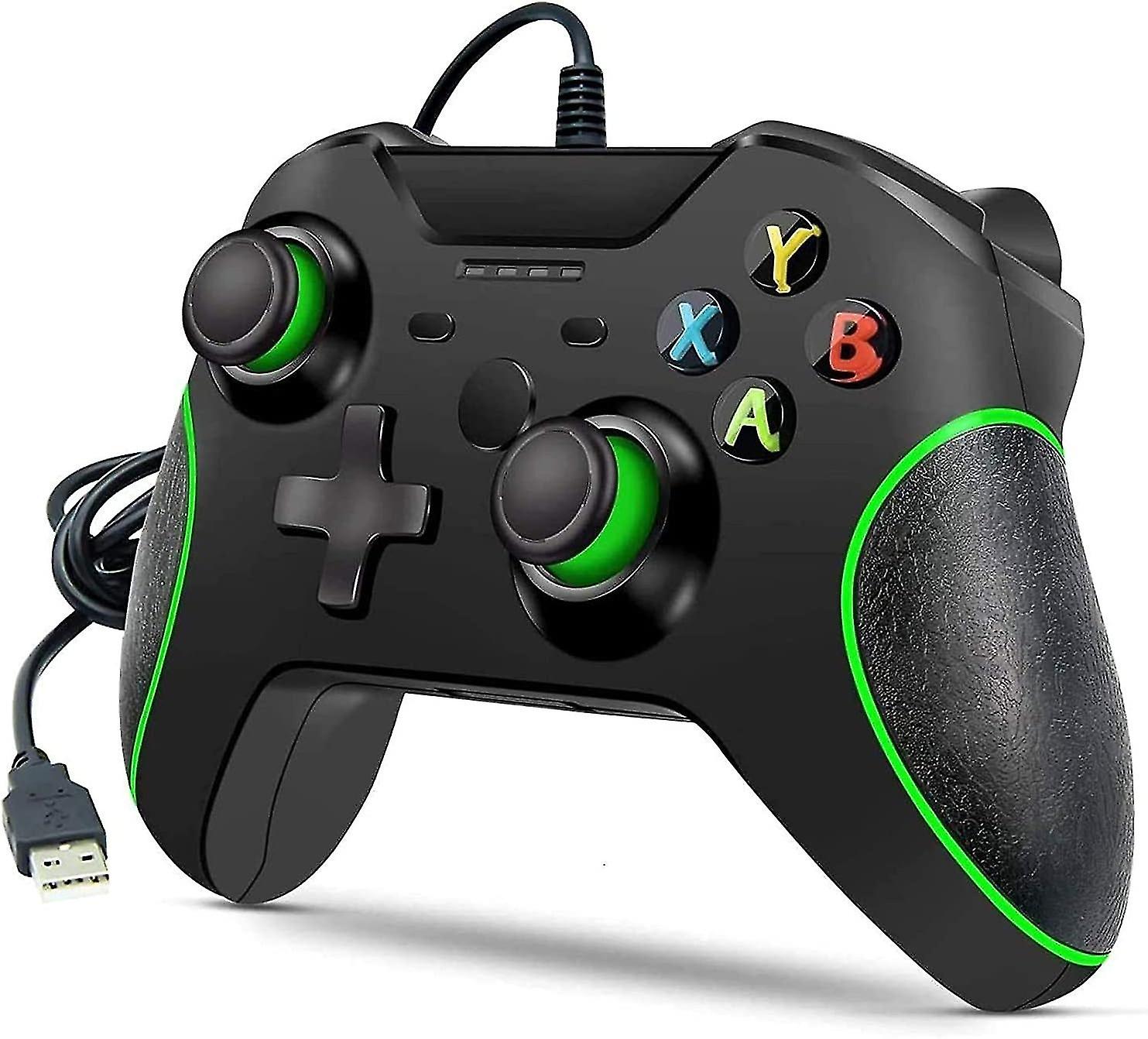 Wired Controller One Dual Vibration USB Wired Game Controller Gamepad