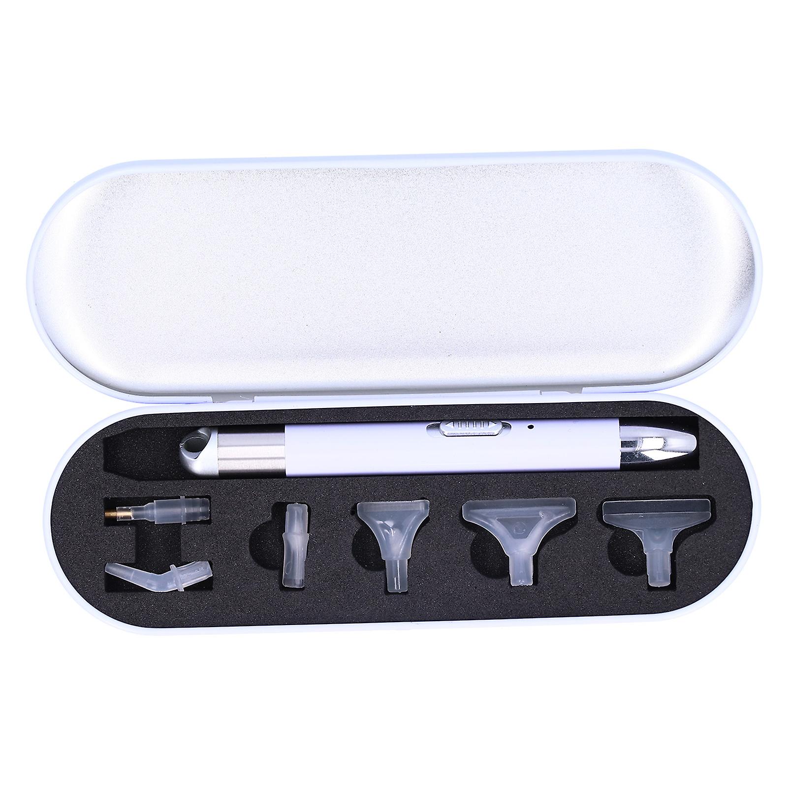 Drill Pen Luminous USB Chargable Cross Stitch Applique Diamond Painting Tool with Storage BoxPurple