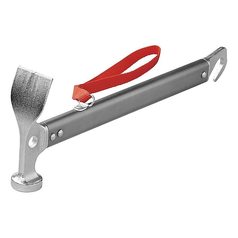 Hammer with tent peg puller