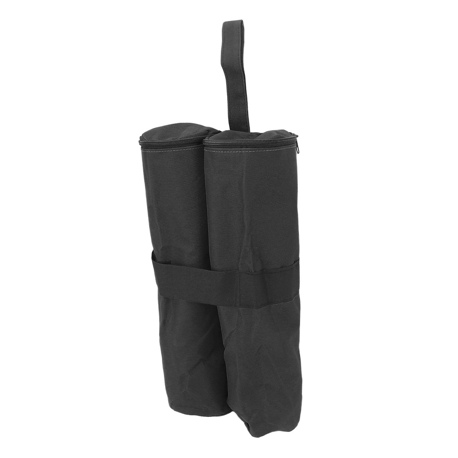 Sacs de sable de poids extra larges Heavy Duty pour Pop Up Canopy Coupe-vent Sacs de tente pare-soleil en plein air noir