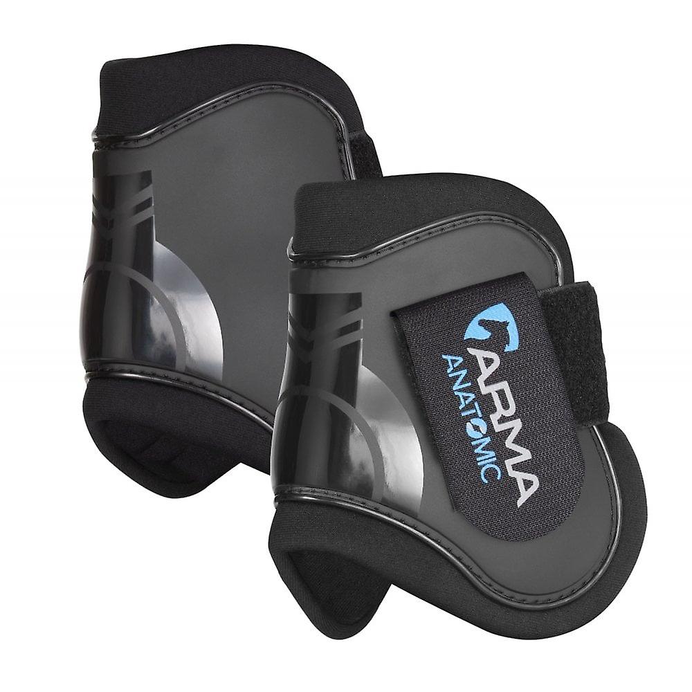 Shires Arma Fetlock Boots - Black/black