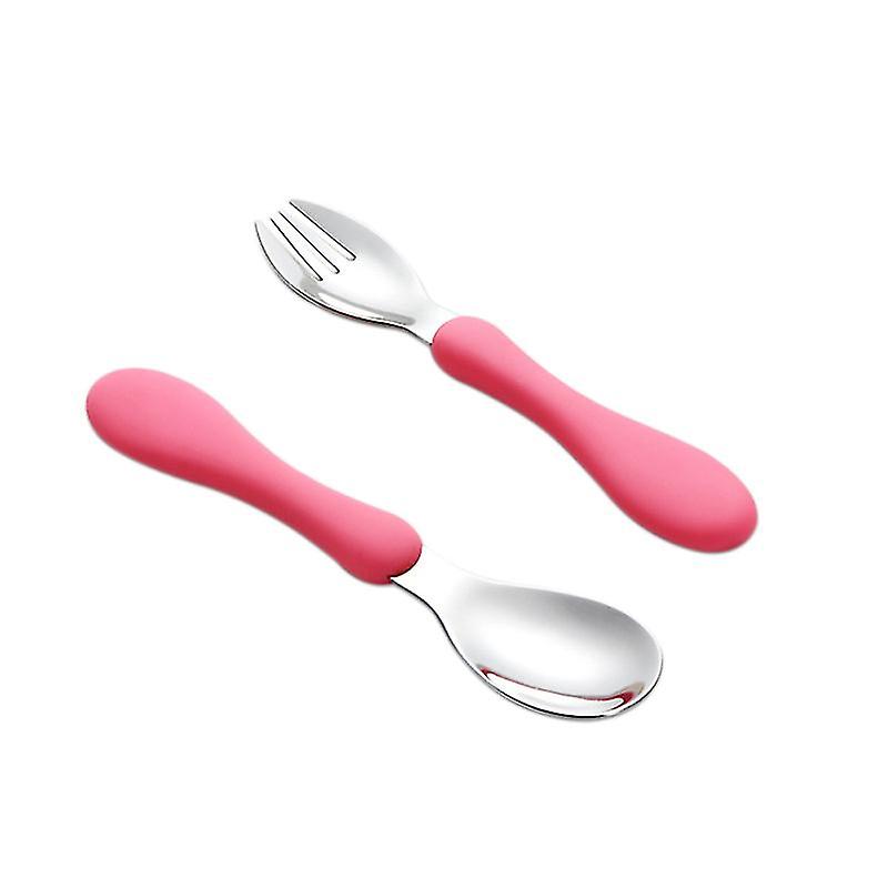 2pcs Stainless Steel Fork Spoon