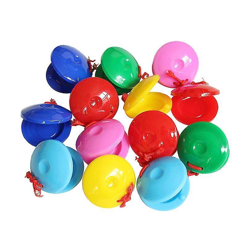 12pcs Plastic Castanets