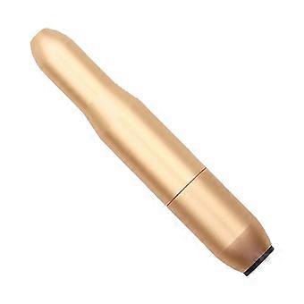Electric Nail Polishing Machine Portable USB Nail File Grinding Drill Machine with Ceramic Metal Grinding Head Gold