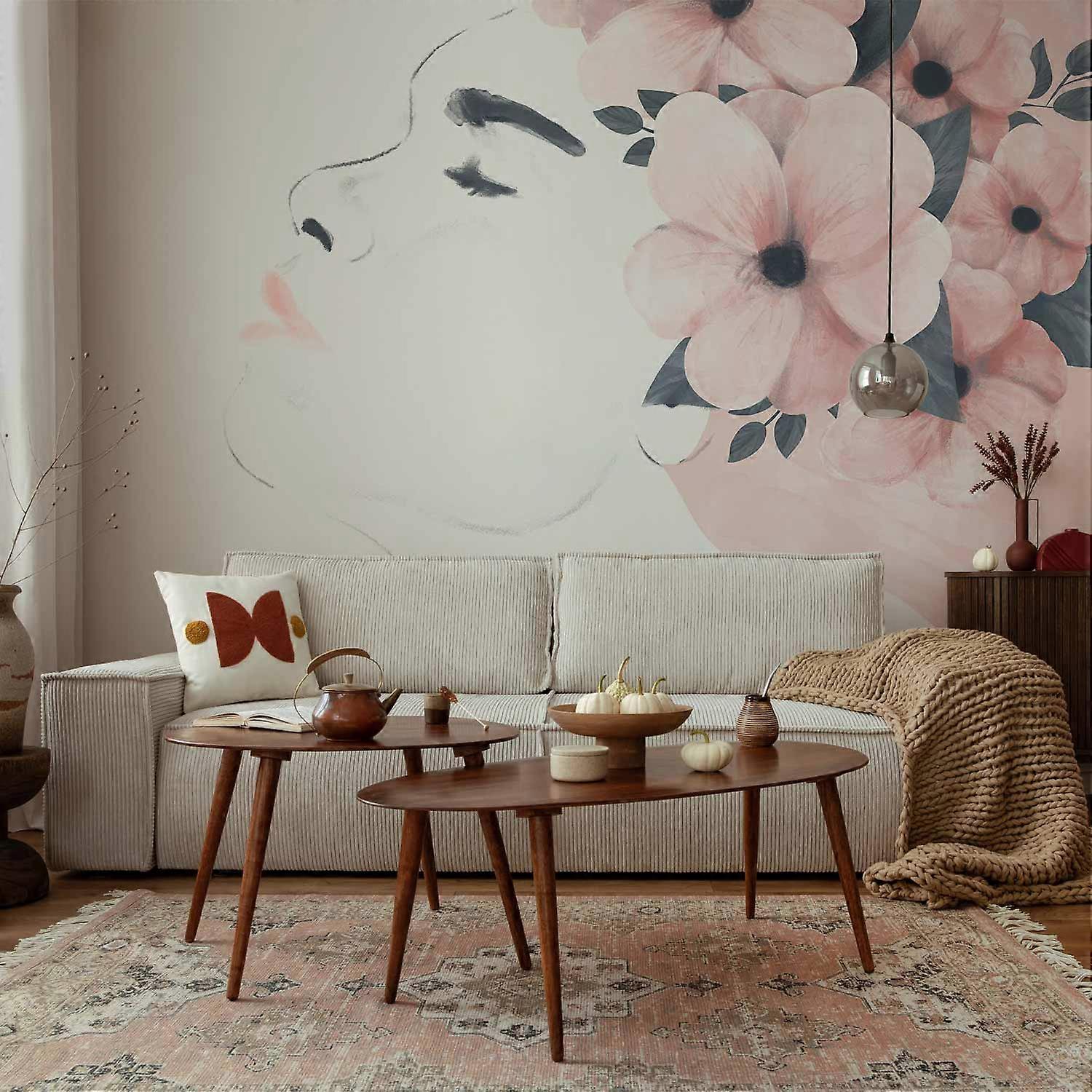 Self-adhesive Wall Mural - Female Gaze - Second Variant