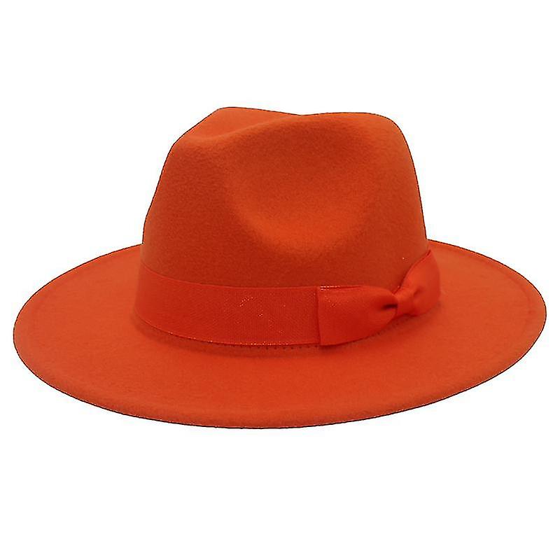 Jazz Hat And Big Brim Hat Flat Top Hat