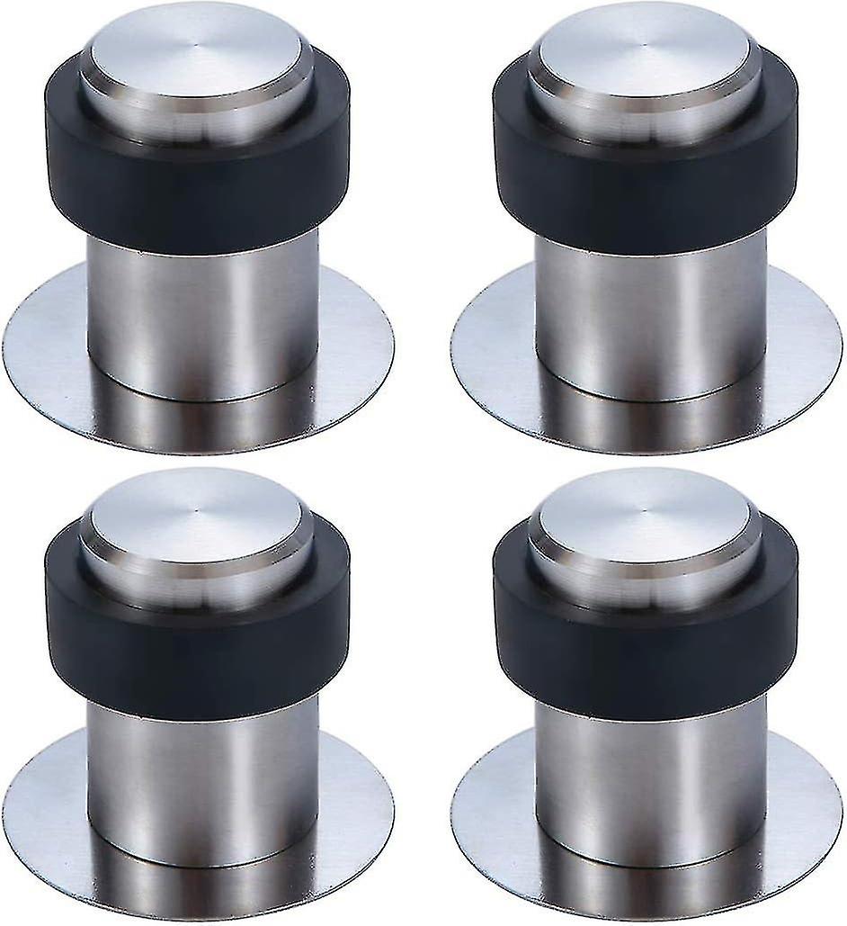 4,5 cm Edelstahl-Bodentürstopper (4er-Pack)