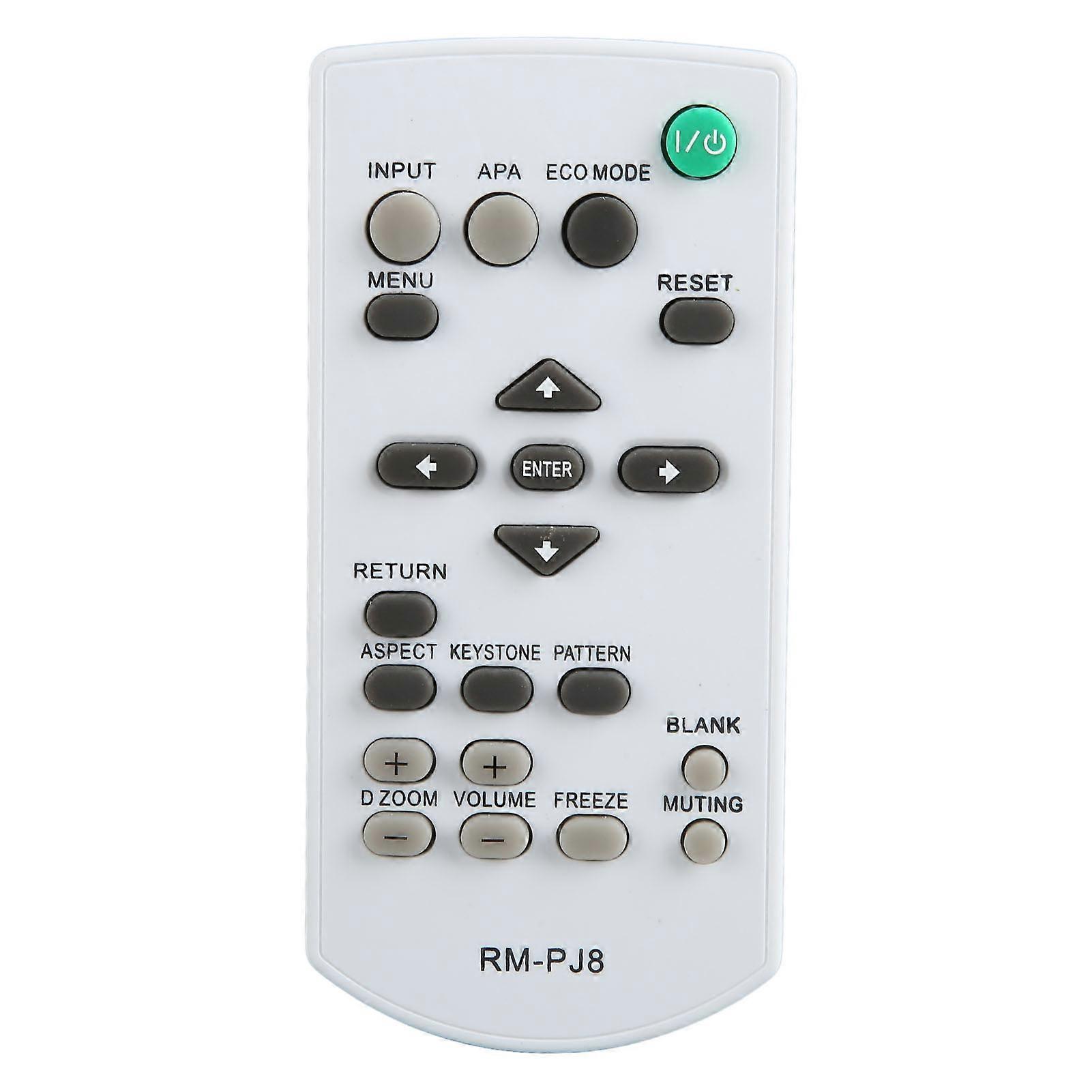 RM PJ8 Projector Remote Control Replacement for VPL DX126 VPL CX275 VPL CH370 VPL EX226 VPL EX430 VPL PXZ10 VPL DX102