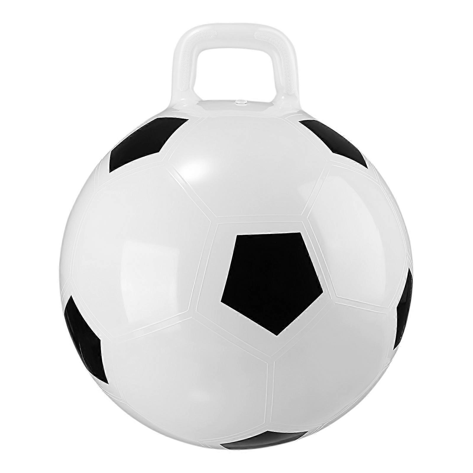 STOBOK 45cm Hopping Ball Hopper Ball Jumping Ball with Handle Inflatable PVC Bouncing Ball for Children