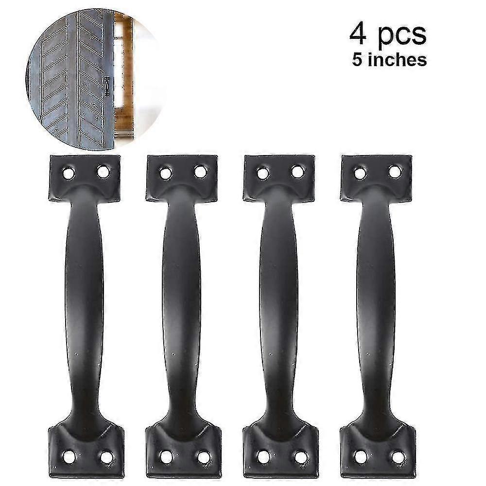 4 Pieces Barn Door Handles, Door Handles Rustic Gate Handle