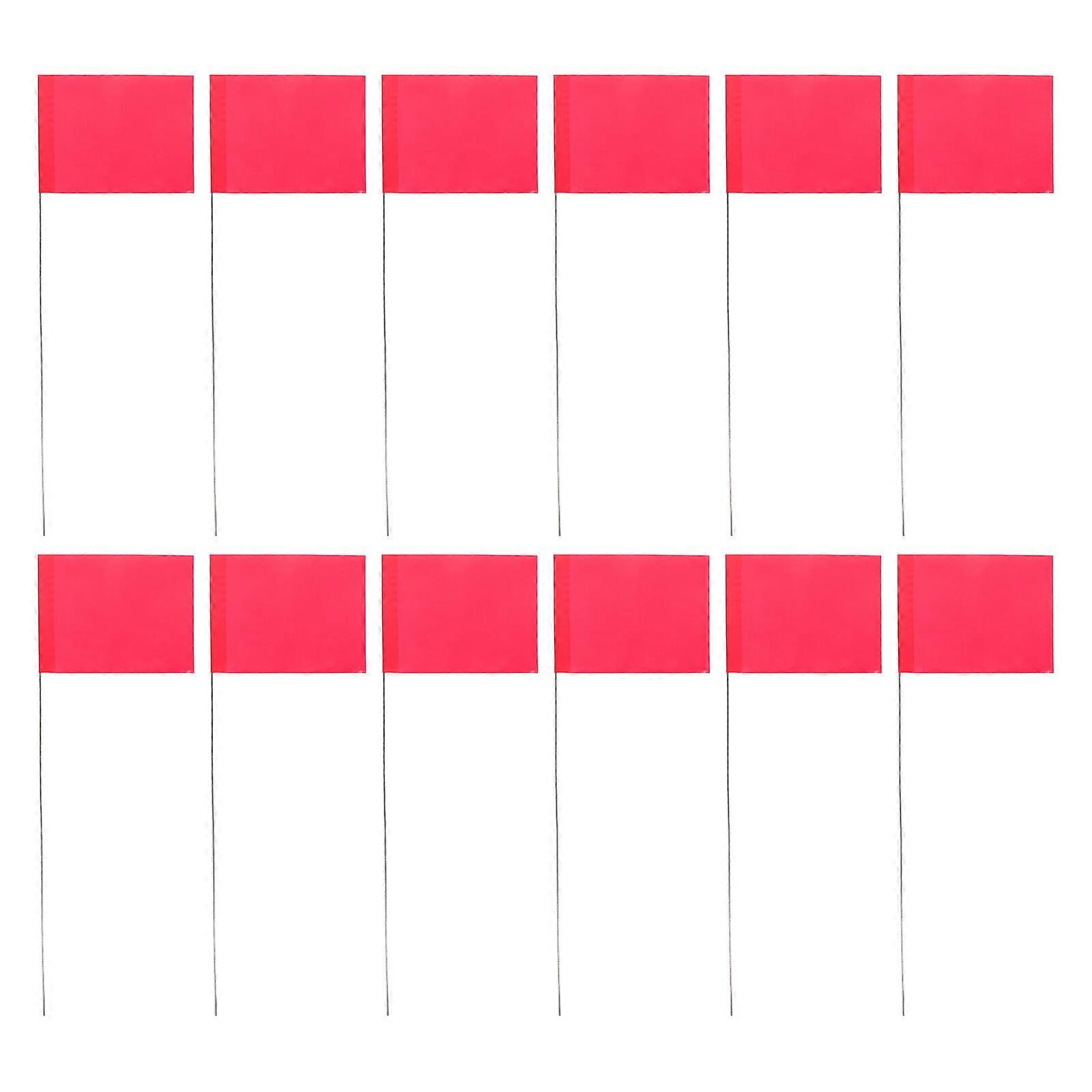 100pcs Marking Flags Garden Triangular Flags Irrigation Flags for Landscaping Marker Flags