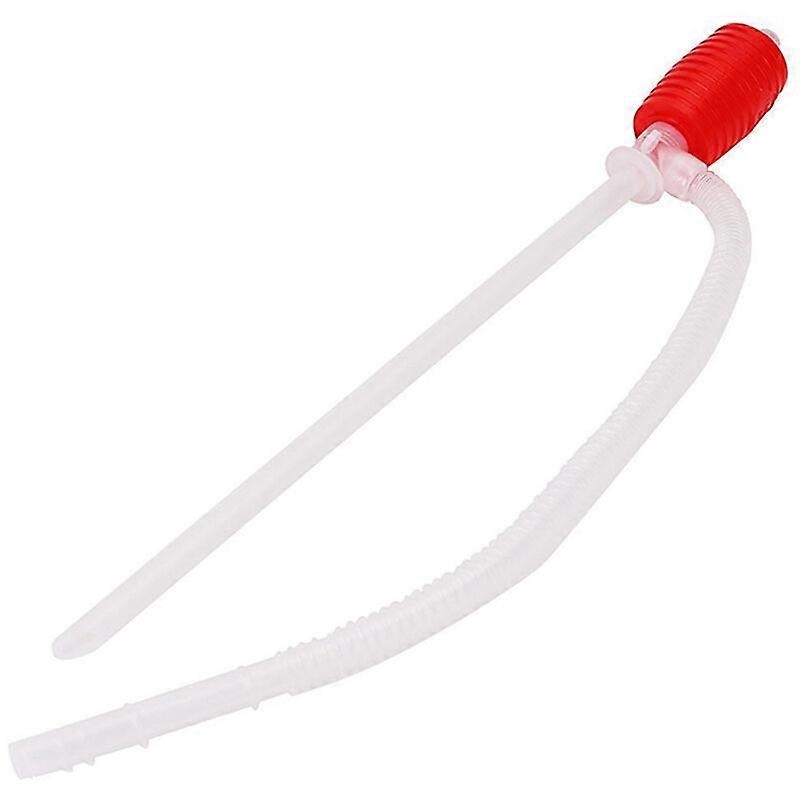 Pompe manuelle siphon de transfert de liquide/carburant Grand siphon compression 10 litres par minute Siphonnage sans bouche - rouge |MOON