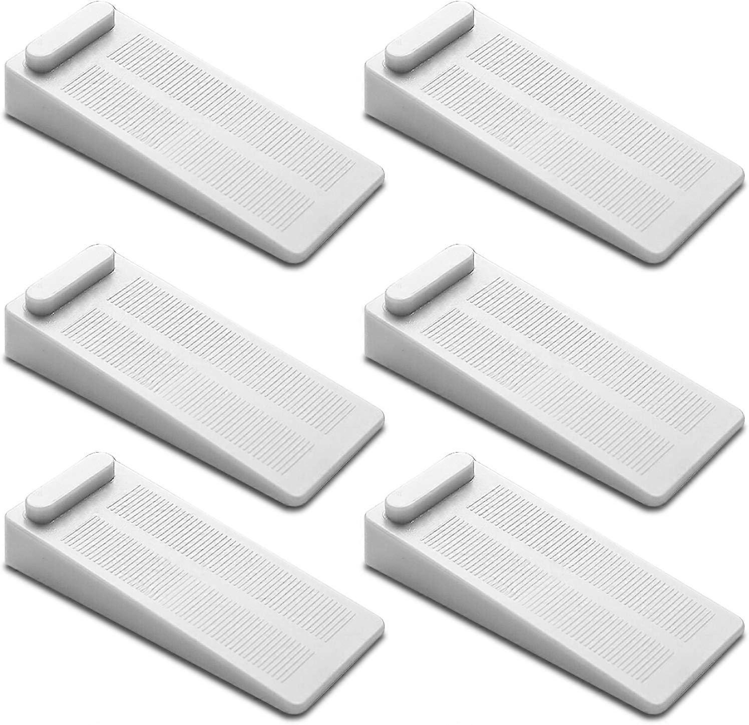 6Pcs Door Stops Rubber Smart Stackable Non Slip Doorstops