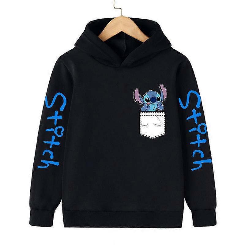 Cool Stitch Hoodie Children Cartoon Clothes Kid Girl Boy Lilo and Stitch Sweatshirt Manga Hoody Baby Casual Top