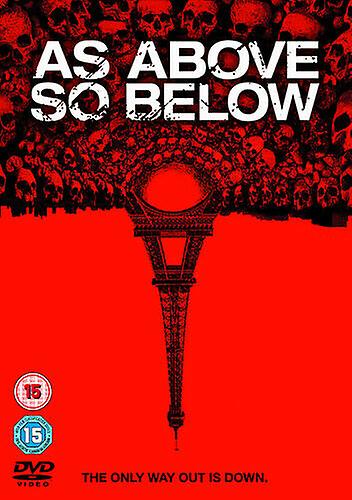 As Above So Below DVD (2014) Ben Feldman Dowdle (DIR) cert tc - Région 2
