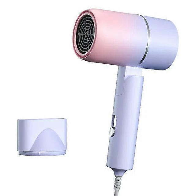 Portable Mini Folding Hairdryer - 750w With Carrying Bag, Anion Care, 220v-240v For Home, Travel & Dorm