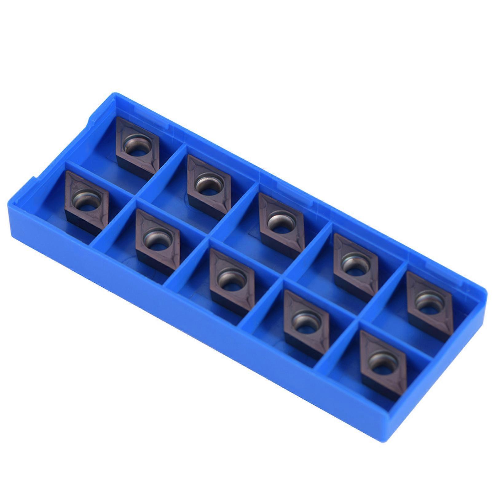 10Pcs/set CNC Carbide Tips Inserts Blade Cutter Lathe Turning Tool with Box