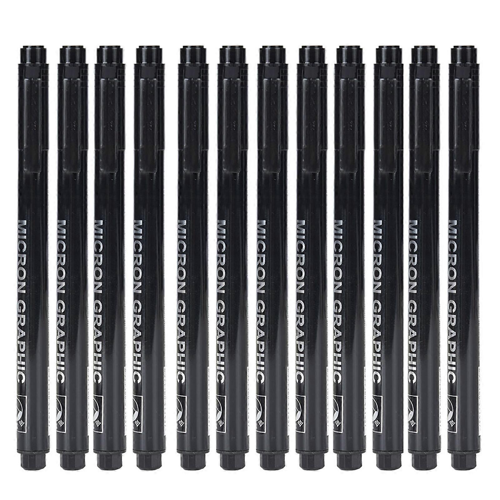 素描水笔金属头防水线条画动画绘画工具8050-12绘图针笔