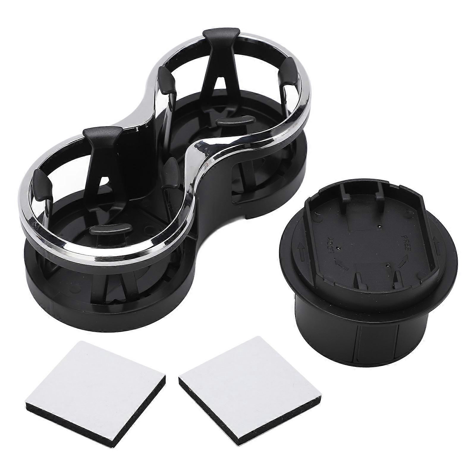 Auto 2 in 1 Getränkehalter Trinkflasche Halterung Schwarz Universal für Milchteedose Aschenbecher YEMAA