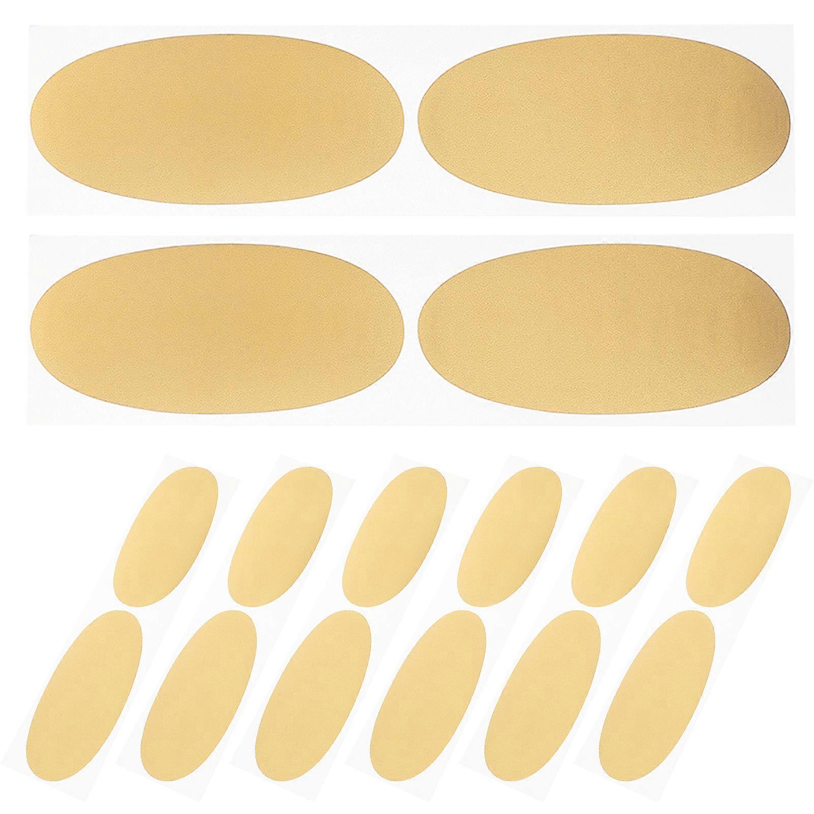 50Pcs Scratch Off Stickers Oval Scratch Decals Scratch Off Decals Peel and Stick Labels Scratch Off Labels