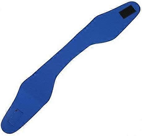 Svømming Ear Band Justerbar hodebøyle Elastisk neopren hodebånd (M-blå)