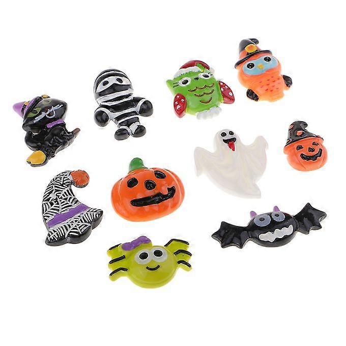 DIY 10 Cute Halloween Resin Flatback Cabochon Scrapbooking/Craft