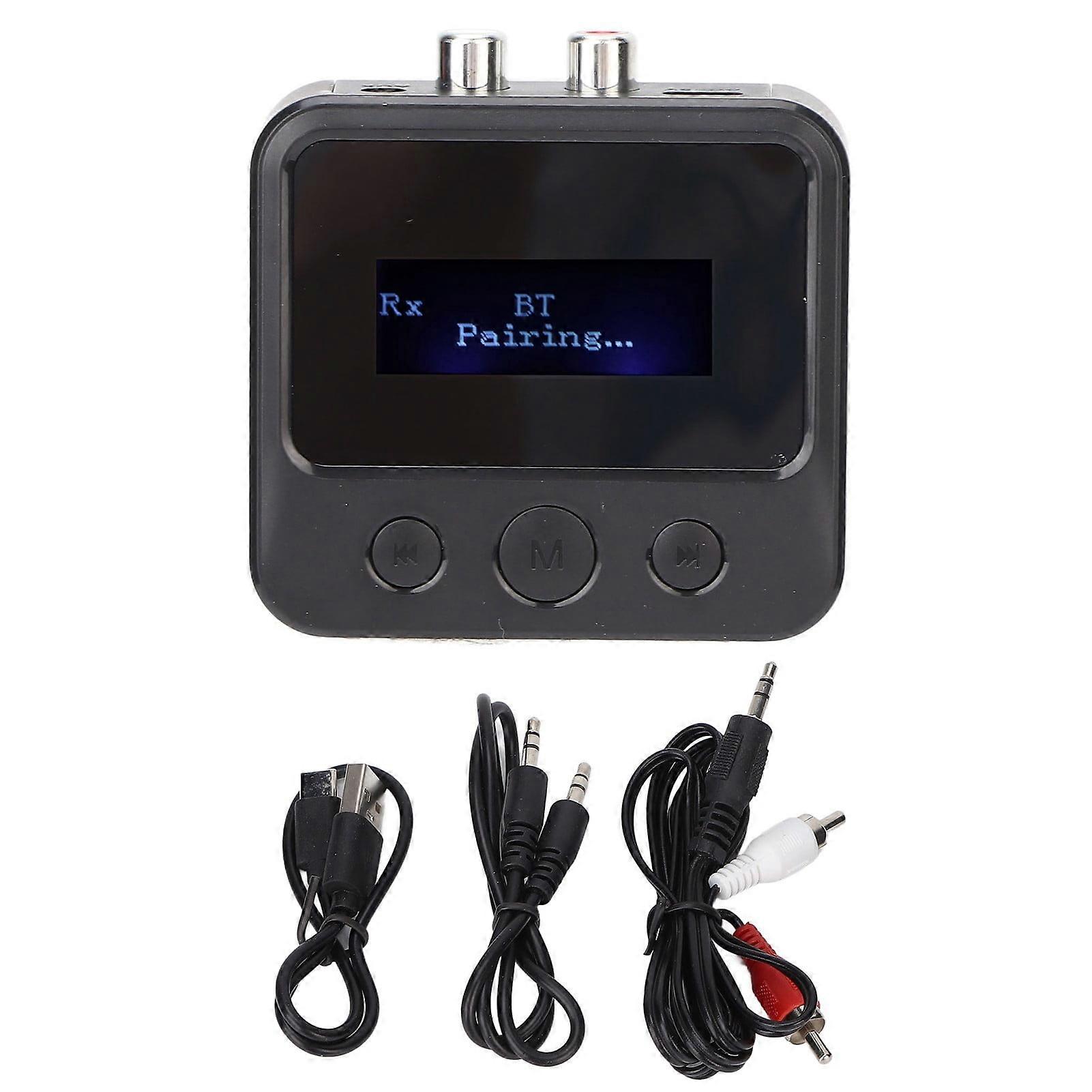 Bluetooth Receiver Stereo Multi Interface Lossless Wireless Music Adapter for Speaker Laptop