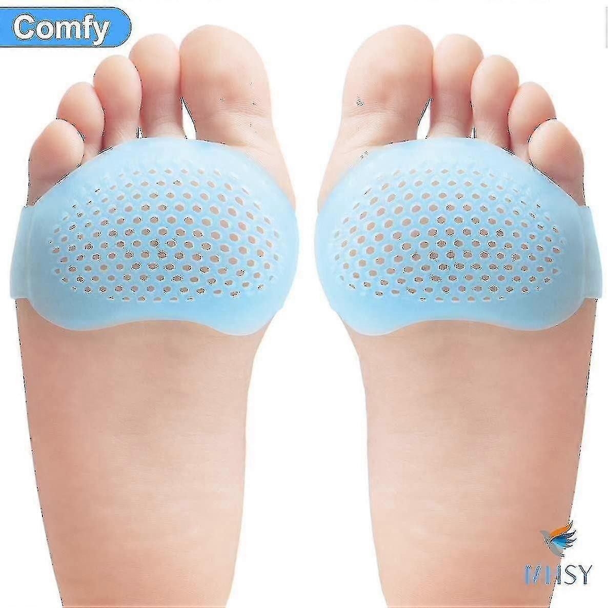 Men's Metatarsal Pads For Wod 4Pairs Ball Of Foot Cushions For Metatarsalgia Neuroma Mortons Neuroma Pads Atrophy Burning Burning Pain Relief Size 1