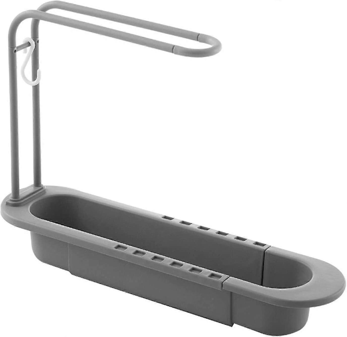 Telescopic Sink Storage Basket Soap Dish Rack Home Friendly Kitchen