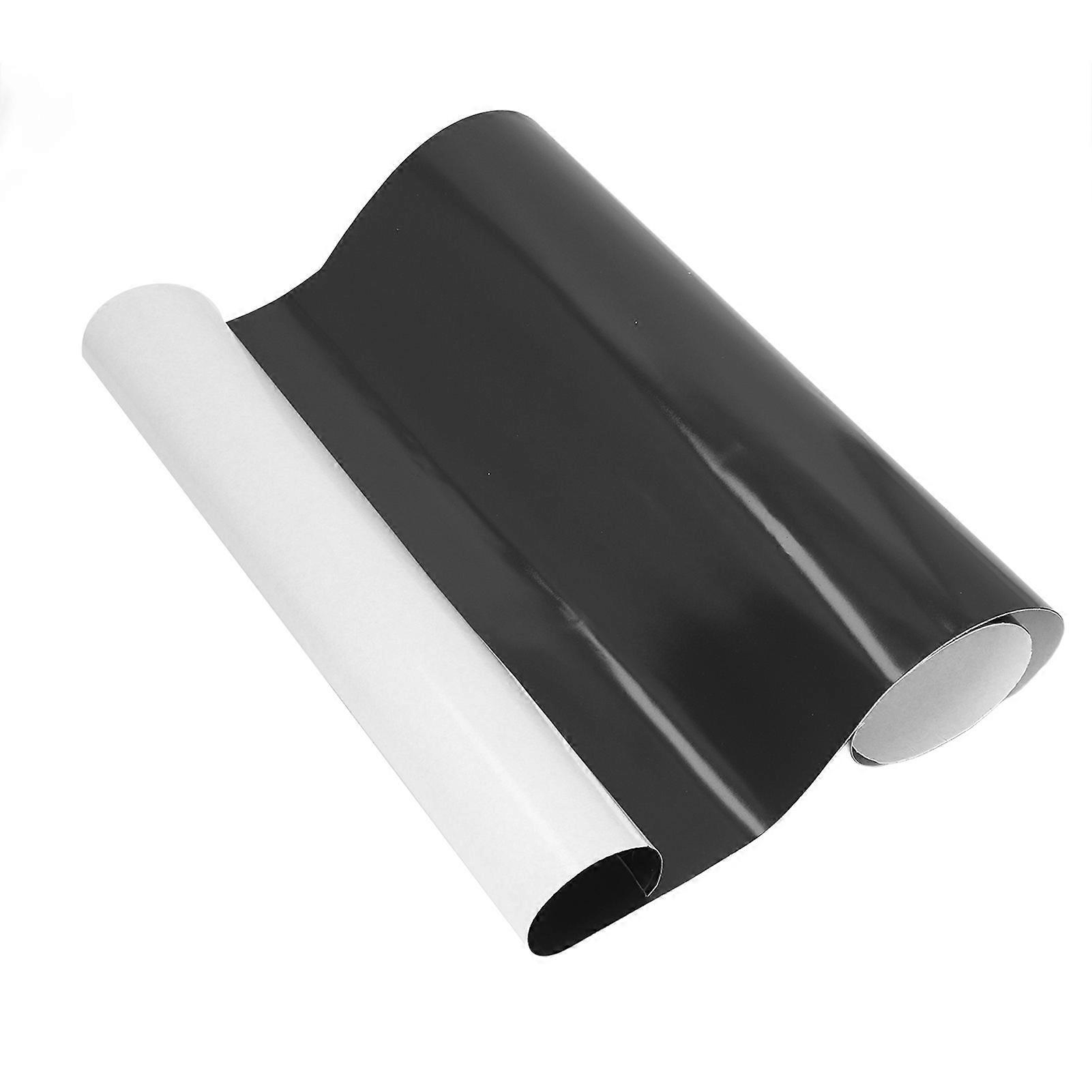 Black Flexible Car Magnet Rubber Sheet 0.5mm Thickness Refrigerator Back Adhesive Magnet Roll NO.5279