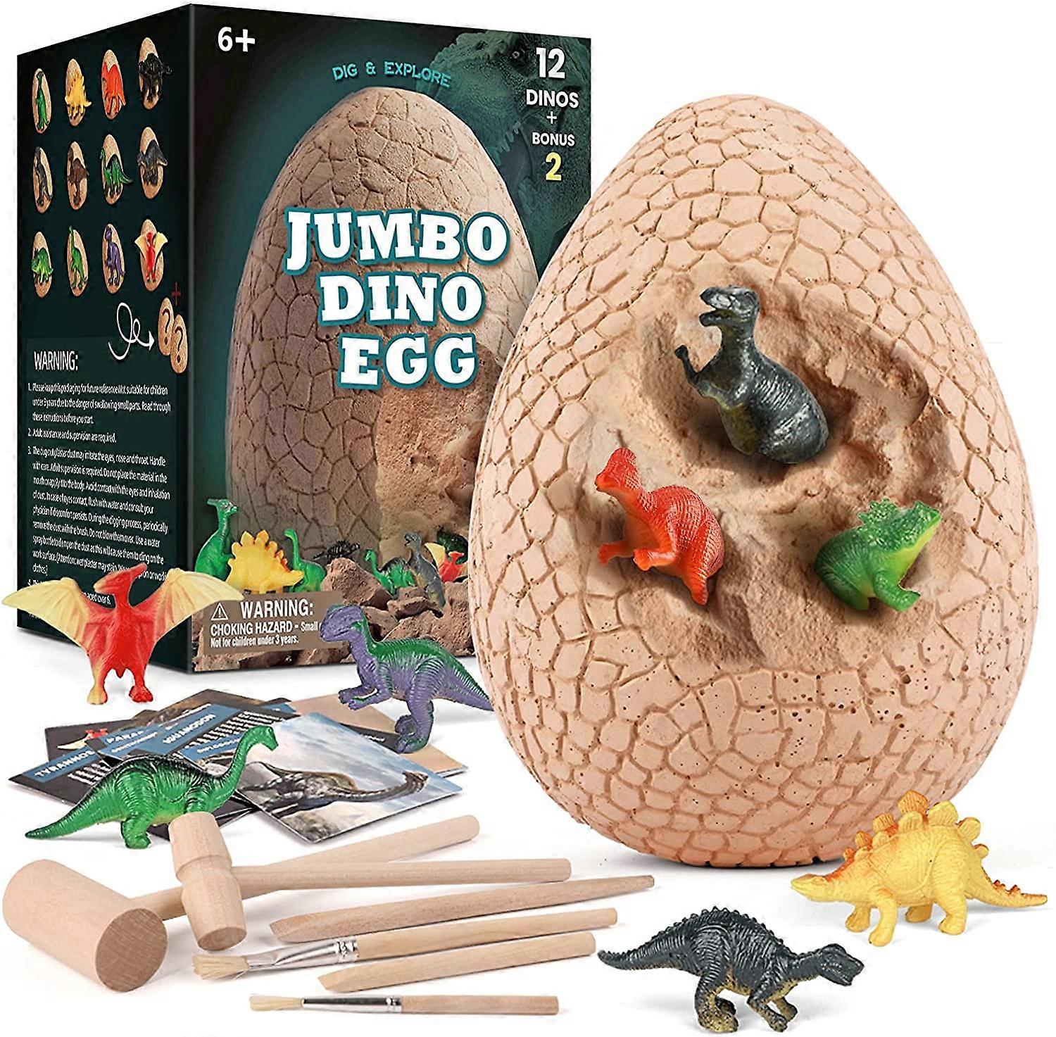 Children'S Dinosaur Egg Digging Toy, Oversized Dinosaur Egg Digging Kit, Children'S Toy