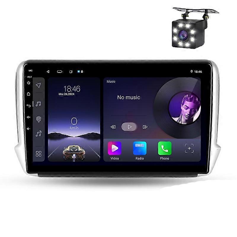 For Peugeot 2008 1 2013 - 2020 Car Radio Multimedia Video Player Carplay Navigation GPS
