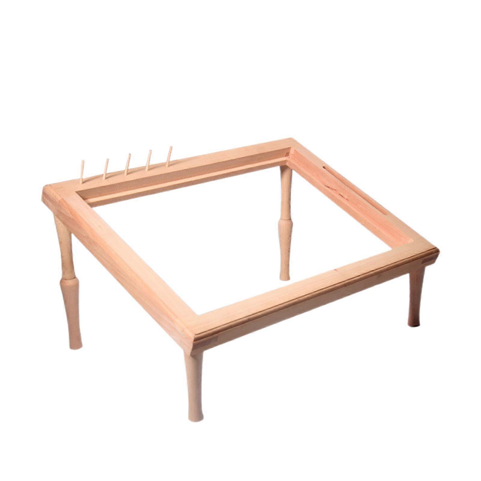 Embroidery Frame Wood Cross Stitch Frame Stand for Sewing Stitching Tool DIY