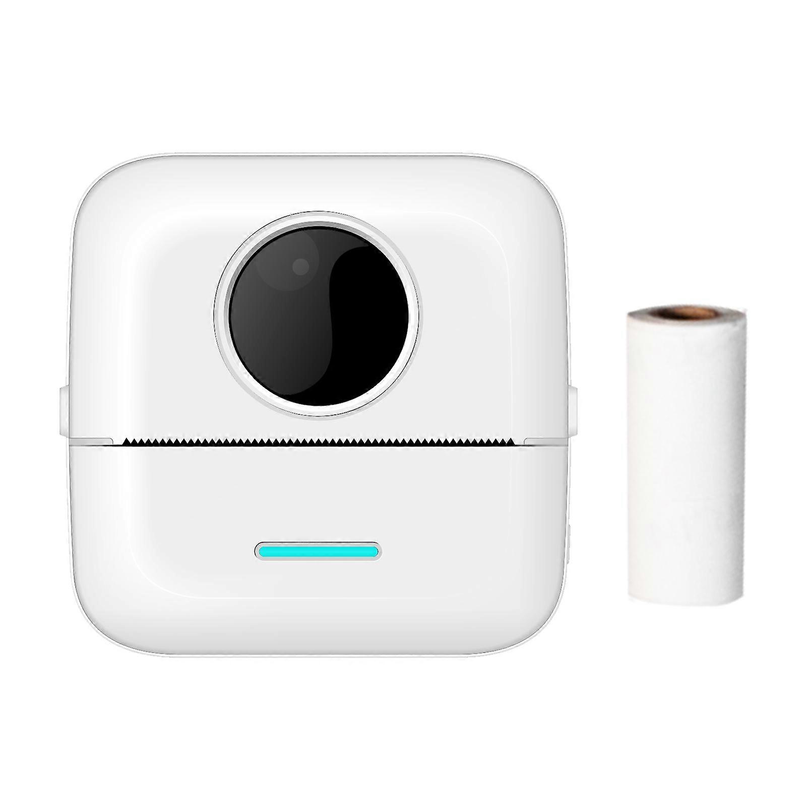 Small Pocket Printer for Kids Inkless Mobile Printing Machine for Labels Note QR-Code