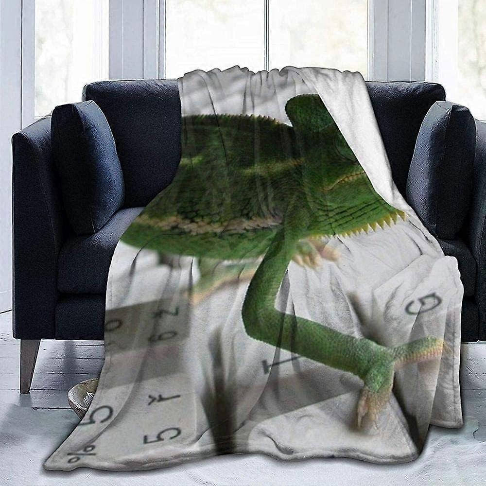 Throws For Sofa Bed Blanket Chameleon Keyboard Touch Warm Flannel Fleece Blankets Throws For Sofa Fluffy Blanket Bed Throw For Bedroom,Couch,Travel,Ki