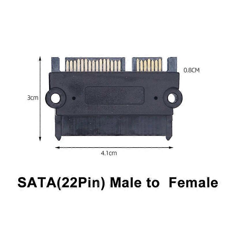 SFF-8482 Adapter SAS na SATA 3.0 22-pinowy konwerter złącza SATA na SATA prosty 180 stopni pionowy pionowy 90 stopni do dysku twardego SSD