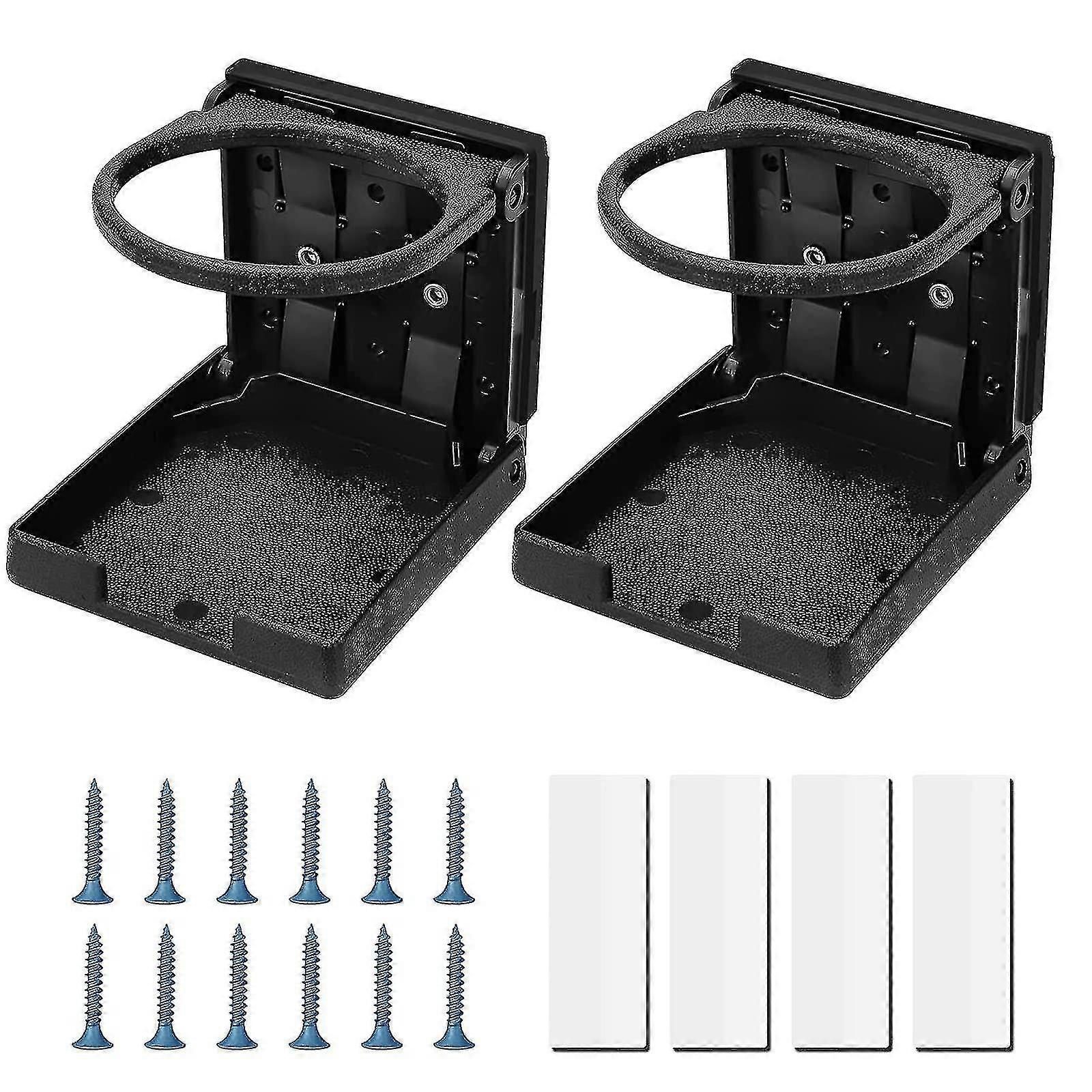 Car Cup Holder,2 Pack Adjustable Folding Cup Drink Holders,automotive Plastic