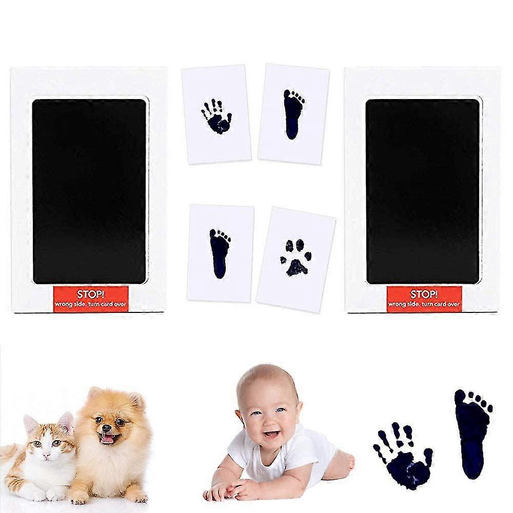 Baby Footprints Or Handprints Set Paint Handprint Photo Frames