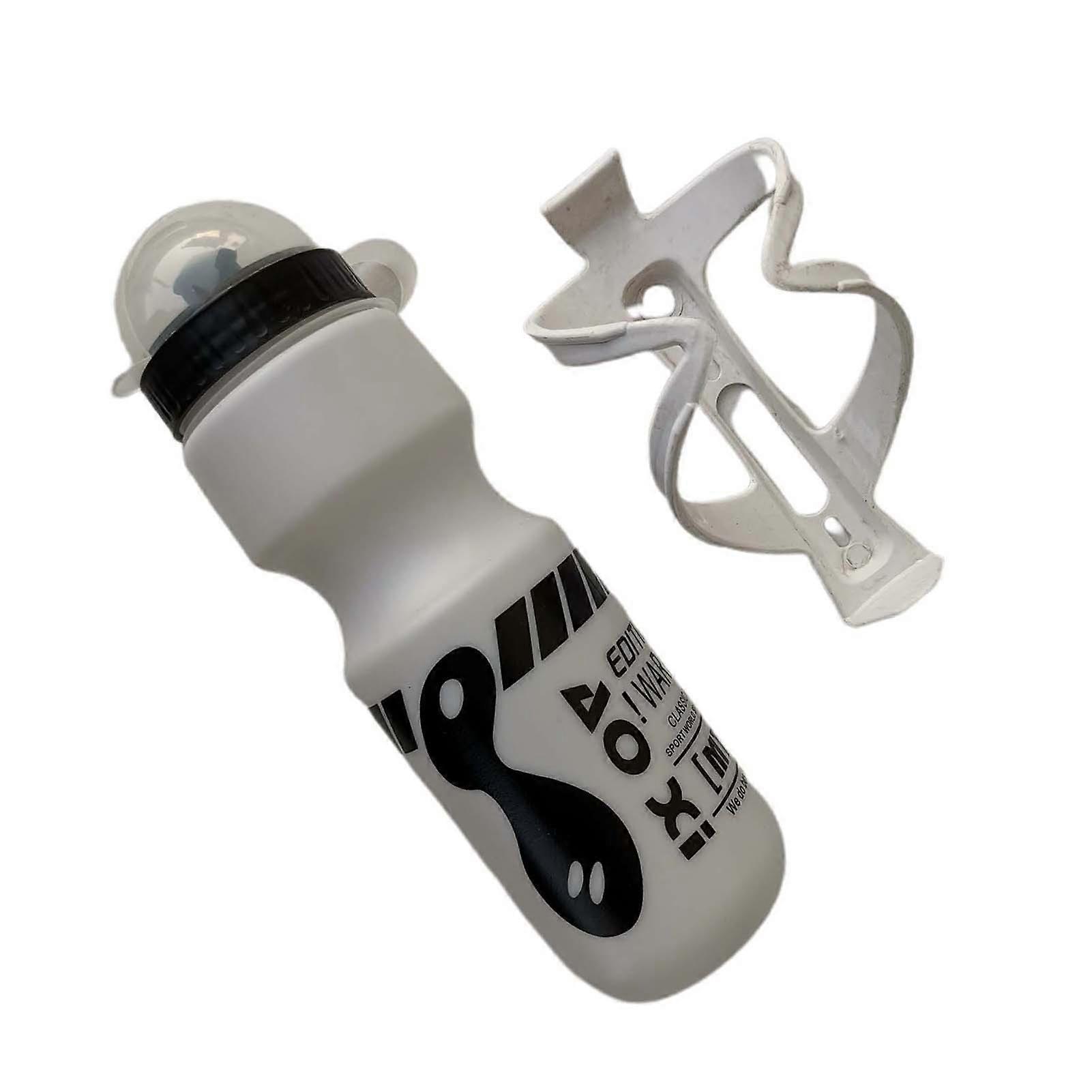 Kaesi 1 Set 750ml Bicycle Bottle Set Sturdy Dustproof Plastic Anti-slid Handle Bicycle Bottle for Men