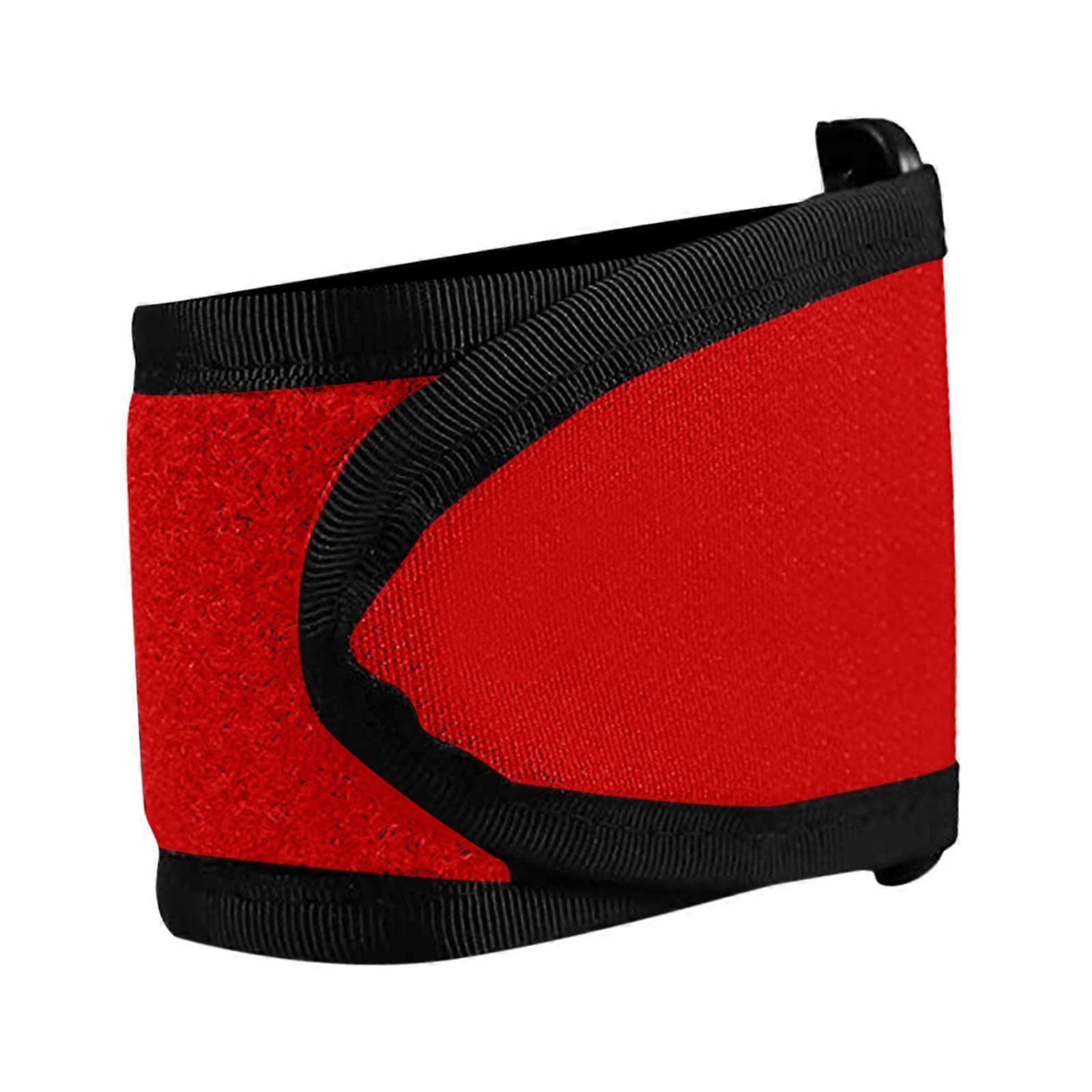 Golf Rangefinder Strap Magnetic Range Finder Device Bar Rail Red No Hole