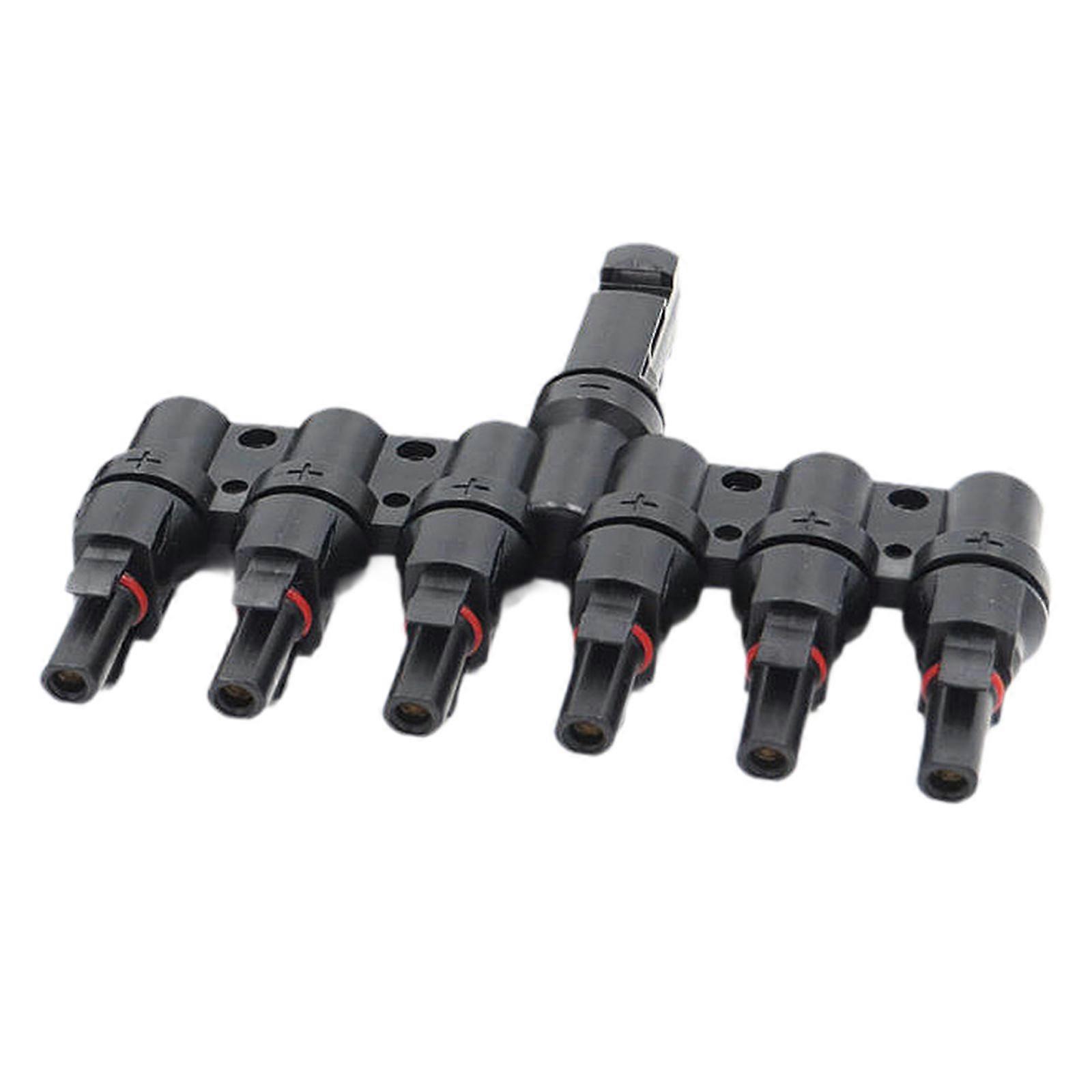 Solar Connector Easily to Install Sturdy for Solar Panel Practical Dustproof