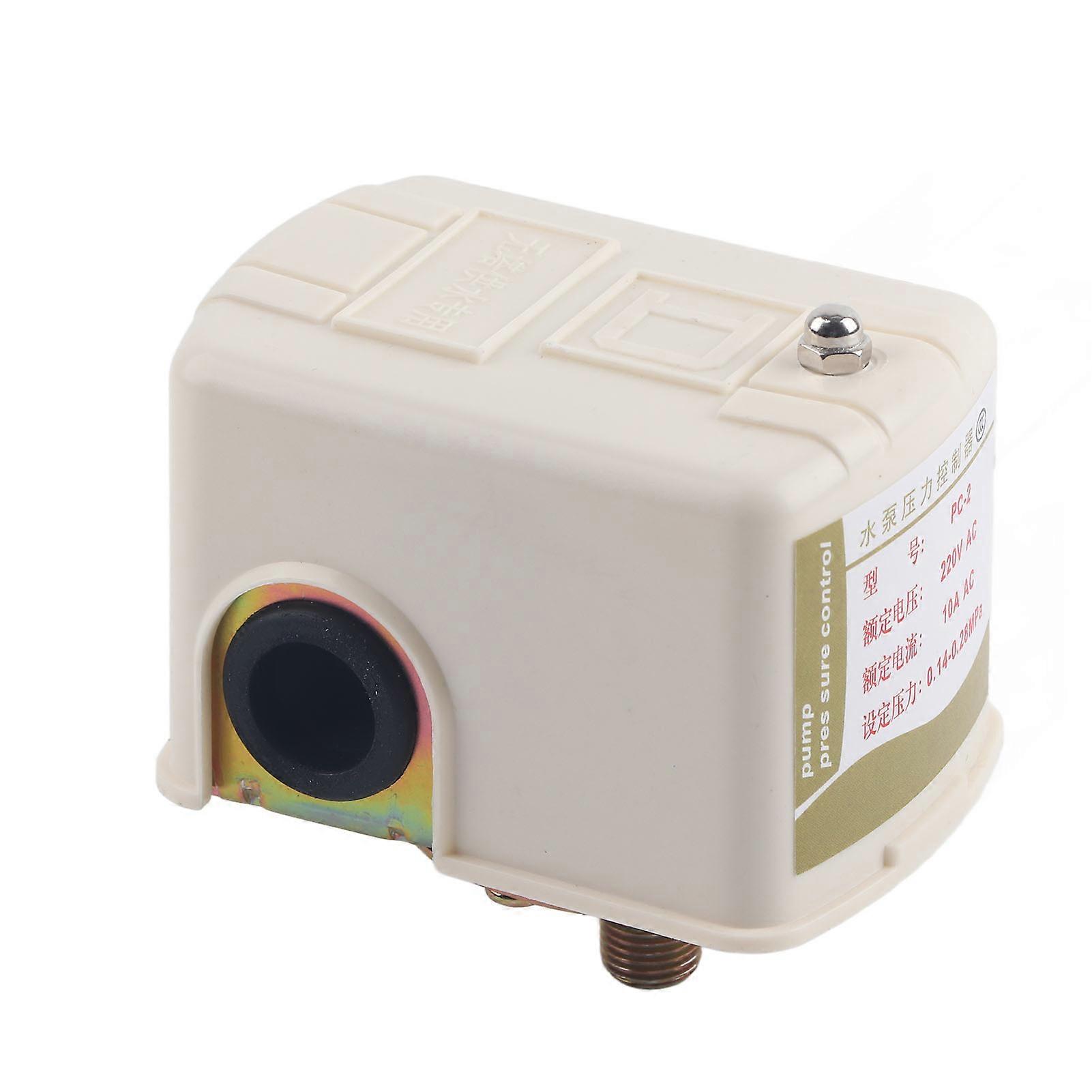 1pc Well Water Pump Parts Double pole Adjustable Pressure Control Switch 220VAC