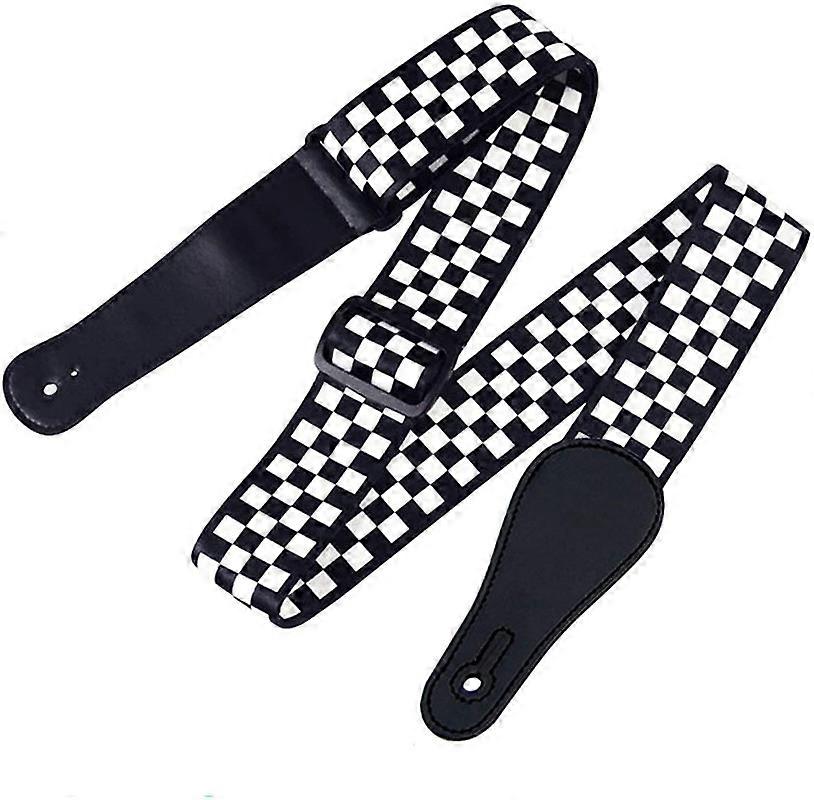 Gitarrrem, justerbar längd gitarrrem för akustisk, elgitarr, basgitarr