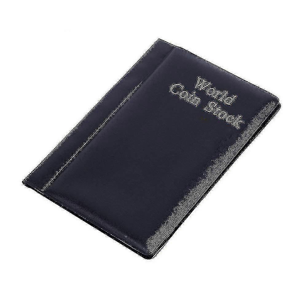 1 Piece Black 10 Pages 120 Pockets Coin Collection Album Commemorative Coins Penney Storage Book Hol