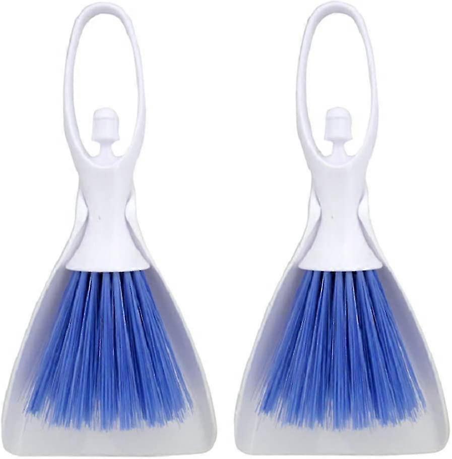 ポータブルちりとプラスチッククリーニングほうきブラシセットホームクリーニングペット小動物ハムスターマウス用フック付き-