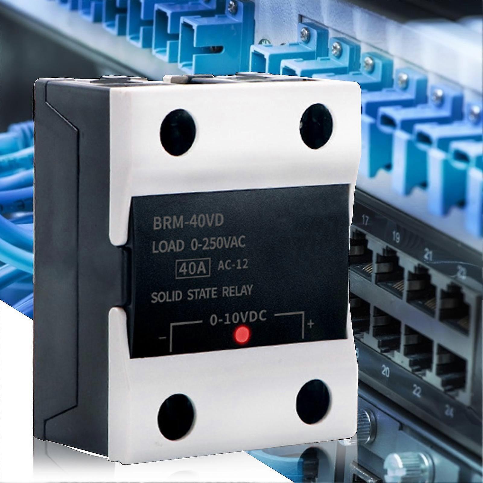 BRM-40VD 40A 0-10V DC Input 0-250V AC Load Solid State Relay Voltage Regulator Mengxi