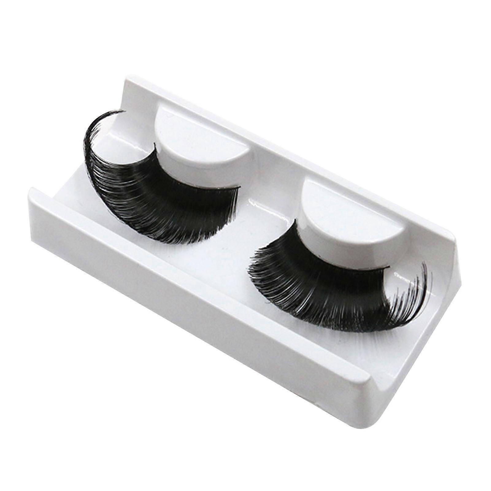 1 Pair False Eyelashes Long Thick Dramatic Effect Soft Reusable Fake Eyelashes for Performance Stage