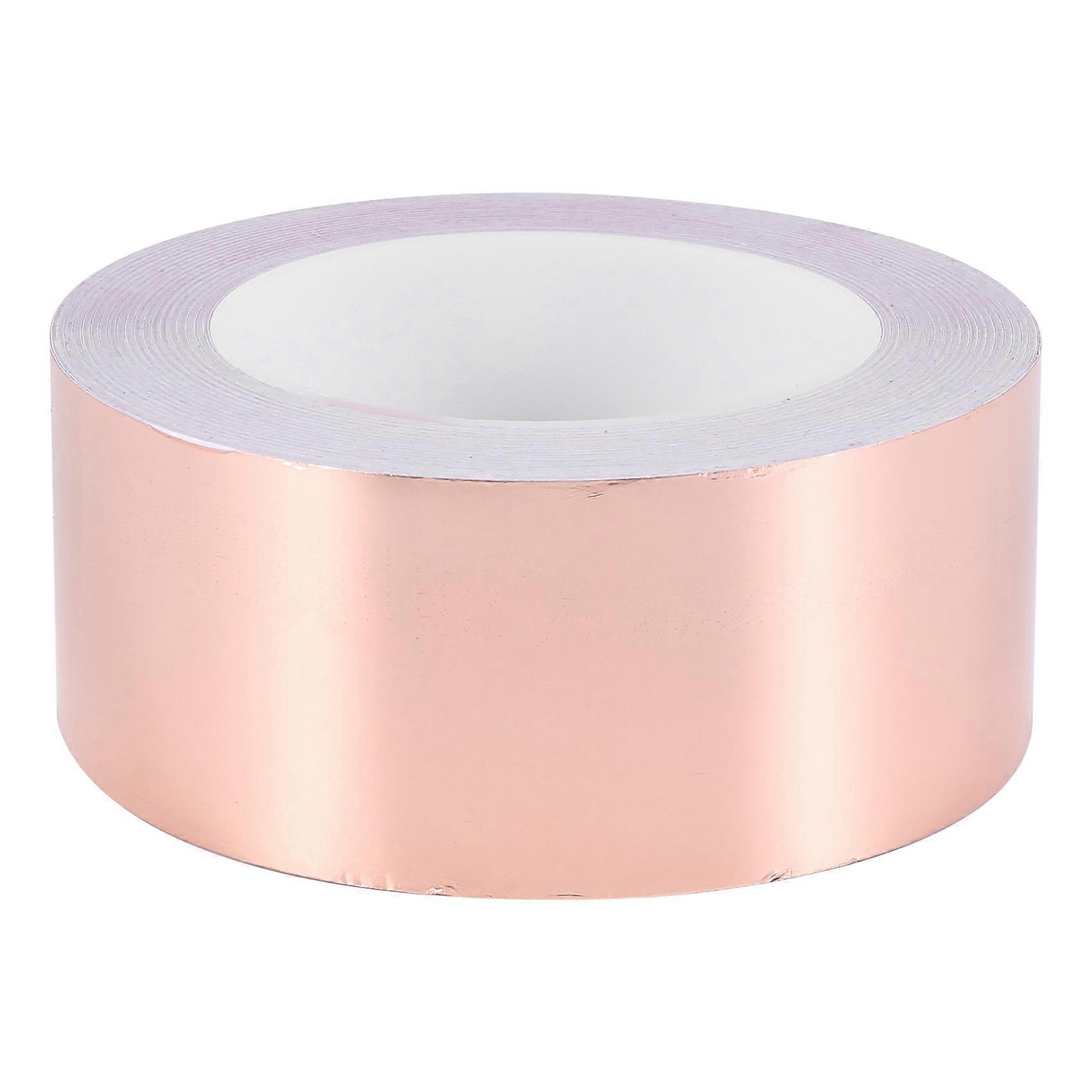 Copper Foil Tape 50mm x 30M for EMI Shielding Conductive Adhesive for Electrical Repairs,Snail Barr