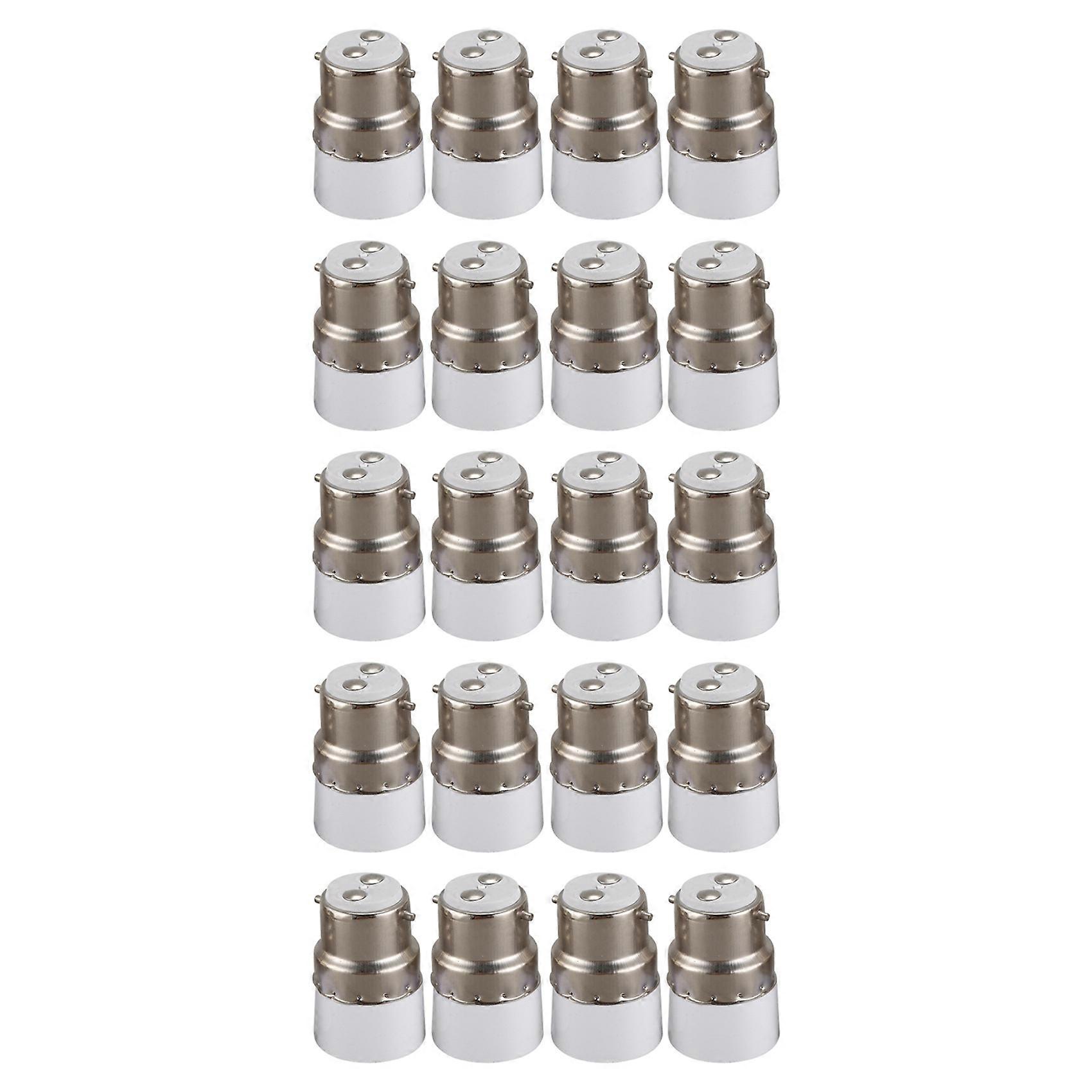 AC 220V B22 naar E14 Basis Fitting Lamp Lamp Adapter Houder 12 stuks